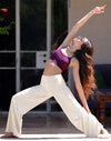 Expanding Lycra Pants Long - Cream